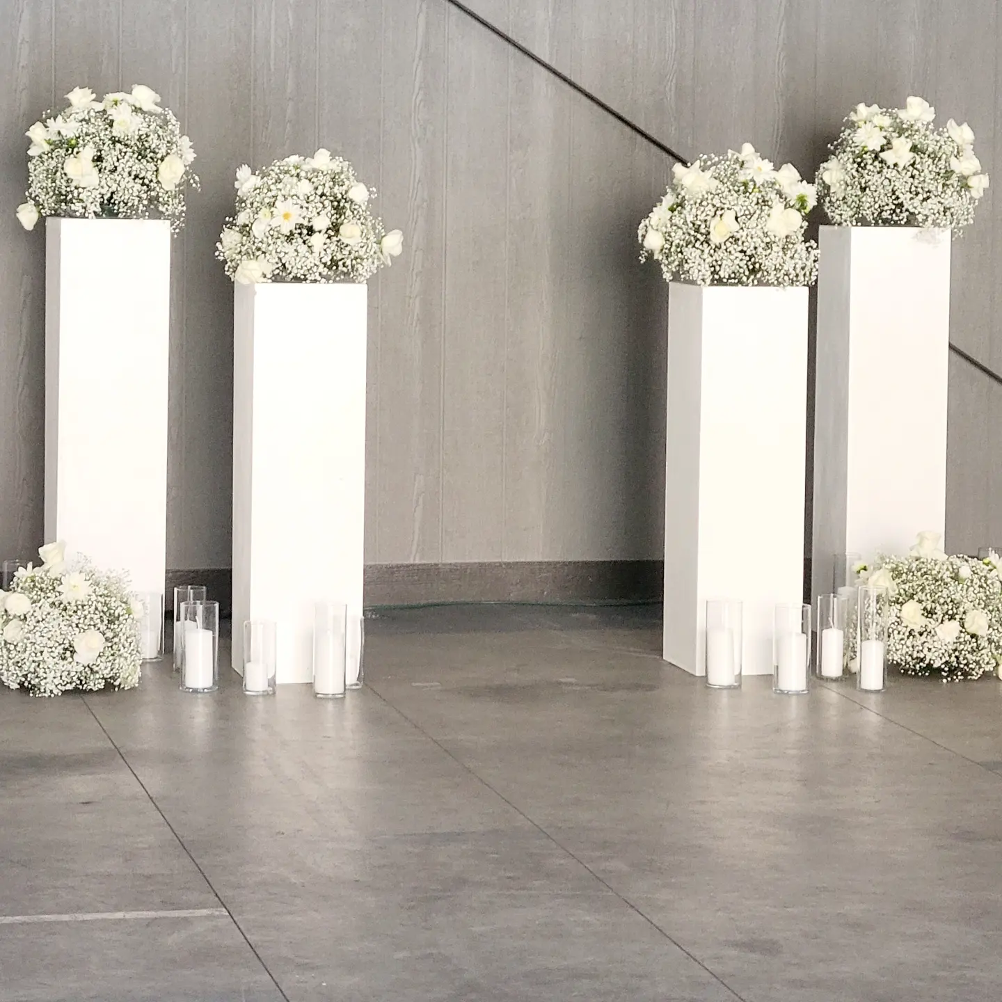 Babybreath Round Arrangements